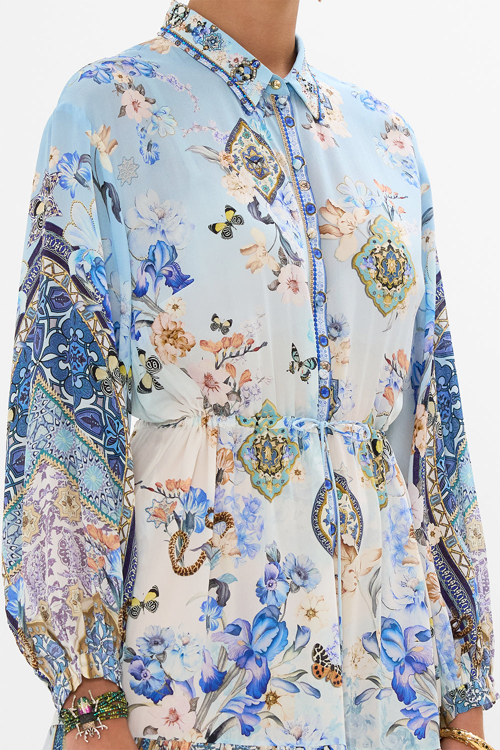Tiered Long Shirt Dress - Al Manial Palace Memoirs - Image 6