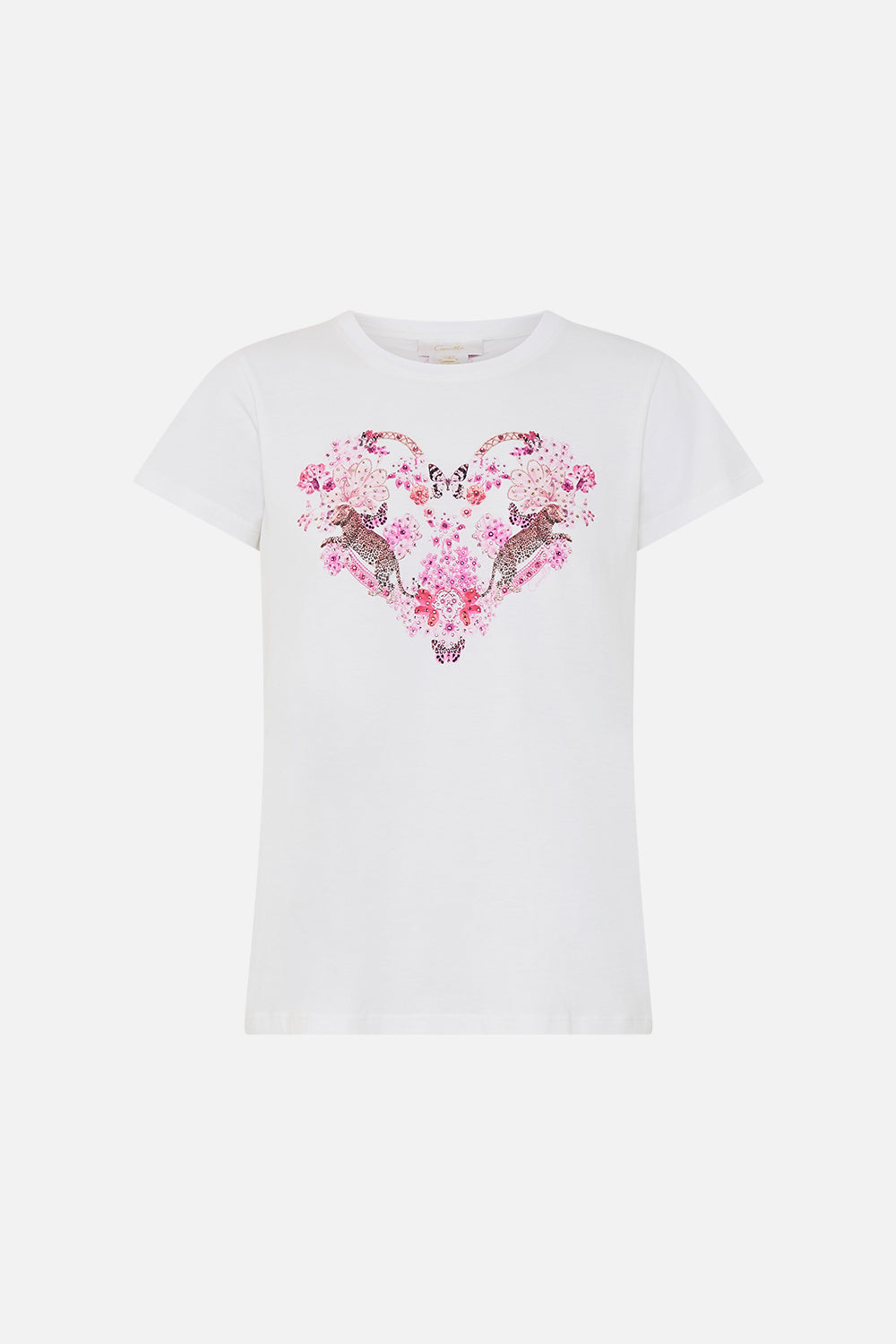Slim Fit Round Neck T-Shirt - Botanical Novella - Image 6