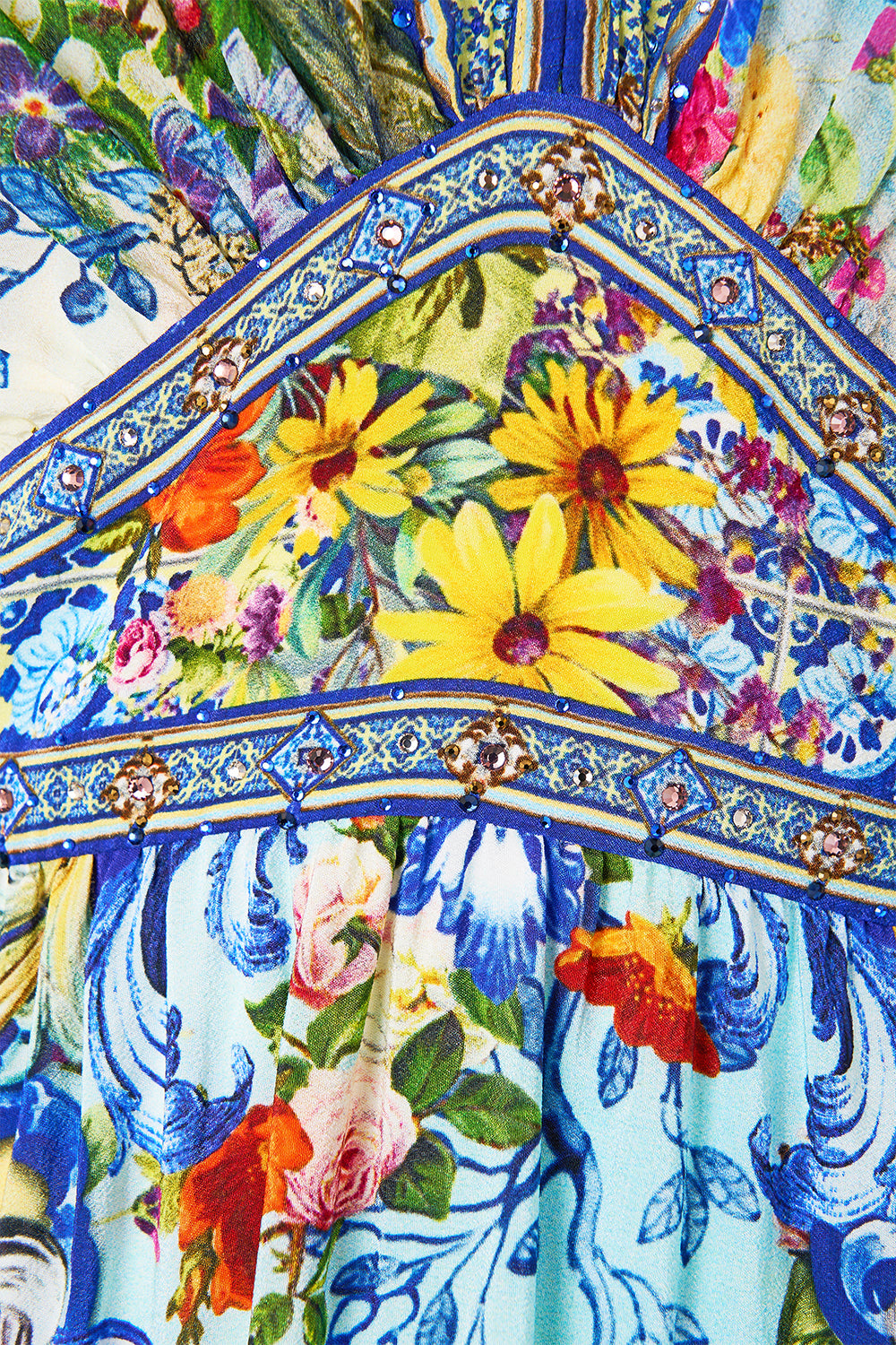 Waisted Dress With Hem Ruffle - Wall To Wall Wonders - Image 7