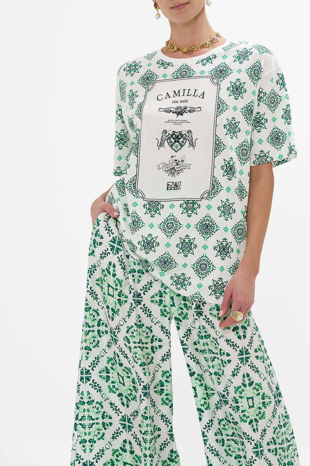 Oversized Band Tee - Corridor Of Calm