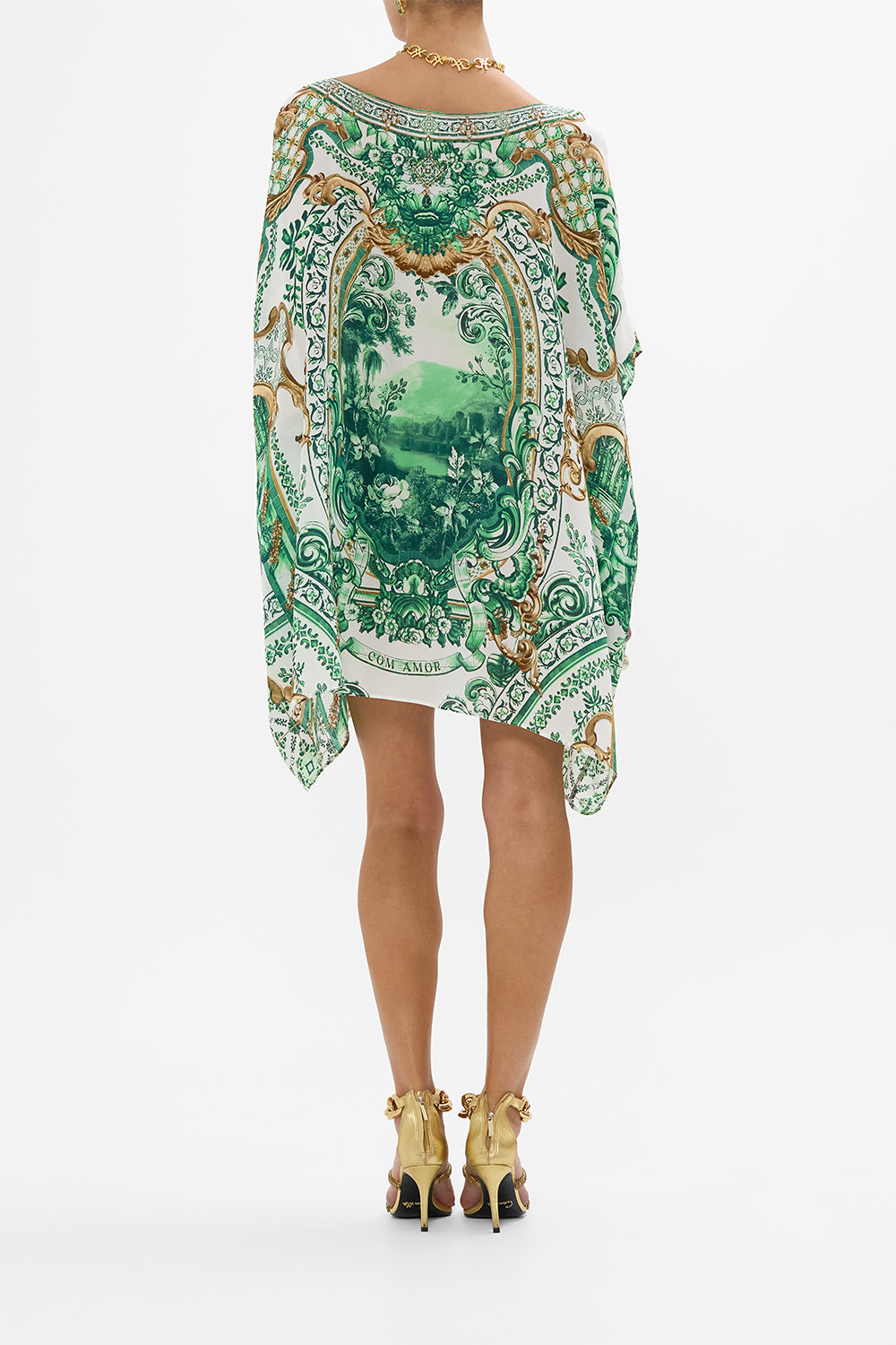 Short Round Neck Kaftan - Corridor Of Calm - Image 4