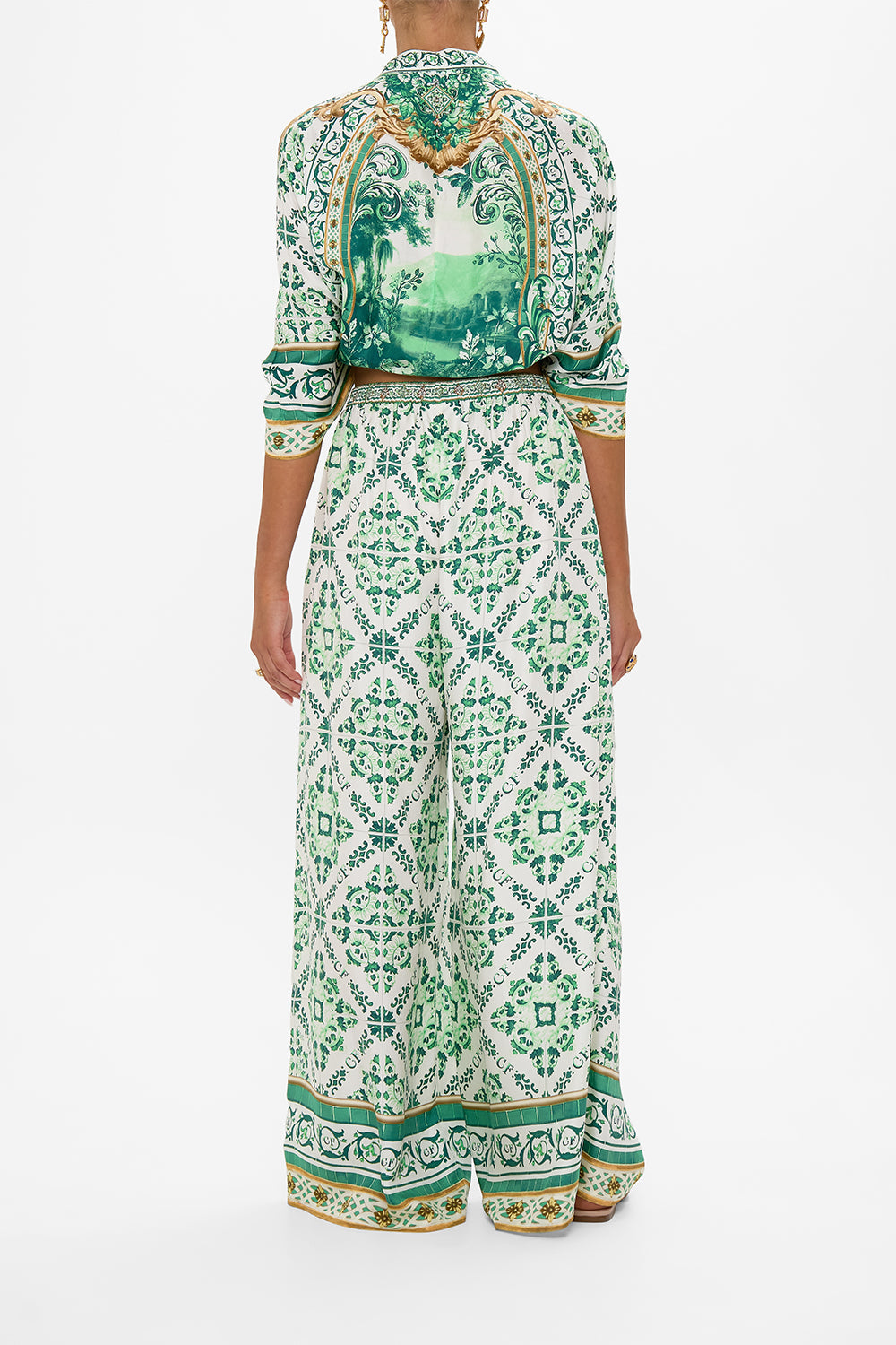 Tuck Front Pant - Corridor Of Calm - Image 5