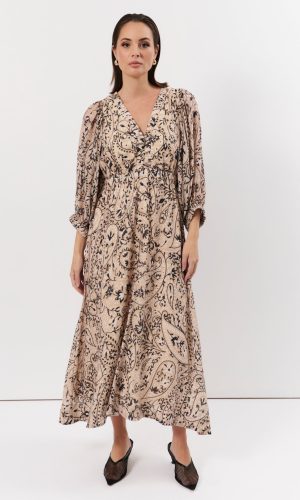 Wynee Printed Maxi Dress