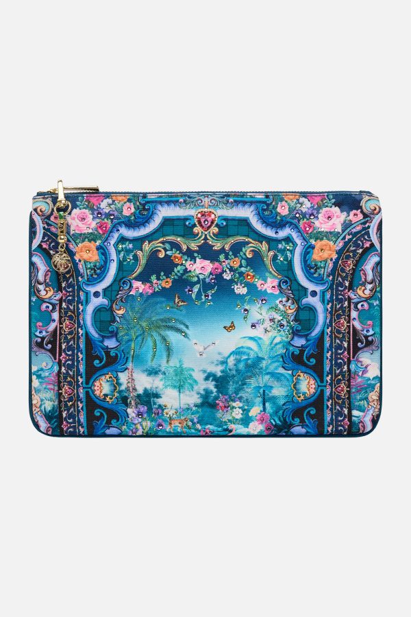 Small Canvas Clutch - Basked In Baroque