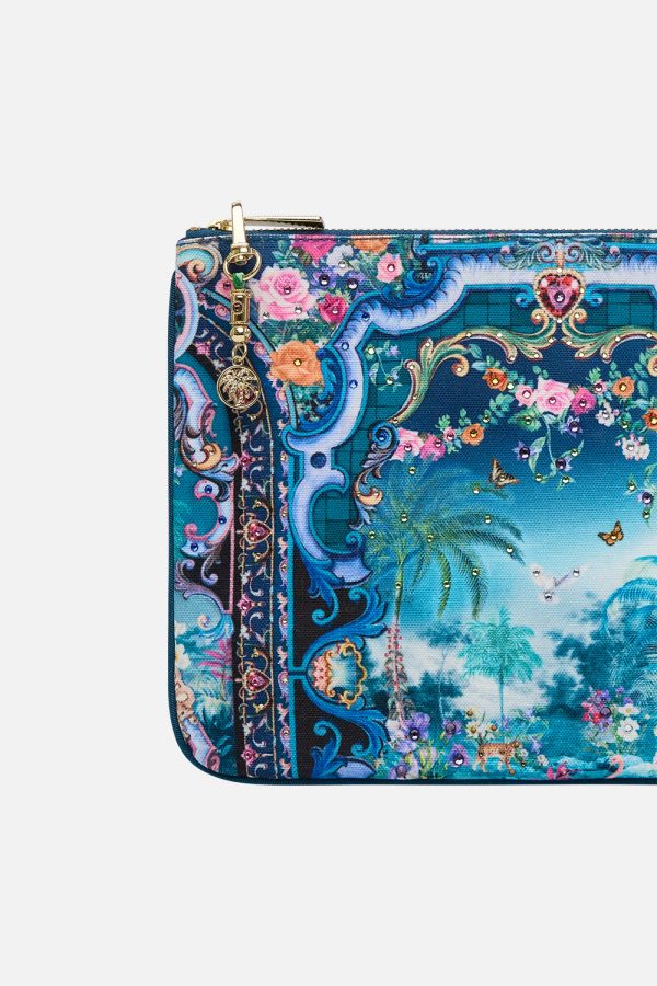 Small Canvas Clutch - Basked In Baroque - Image 3