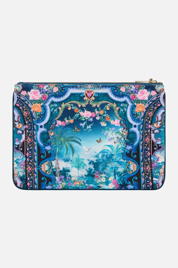 Small Canvas Clutch - Basked In Baroque - Image 4