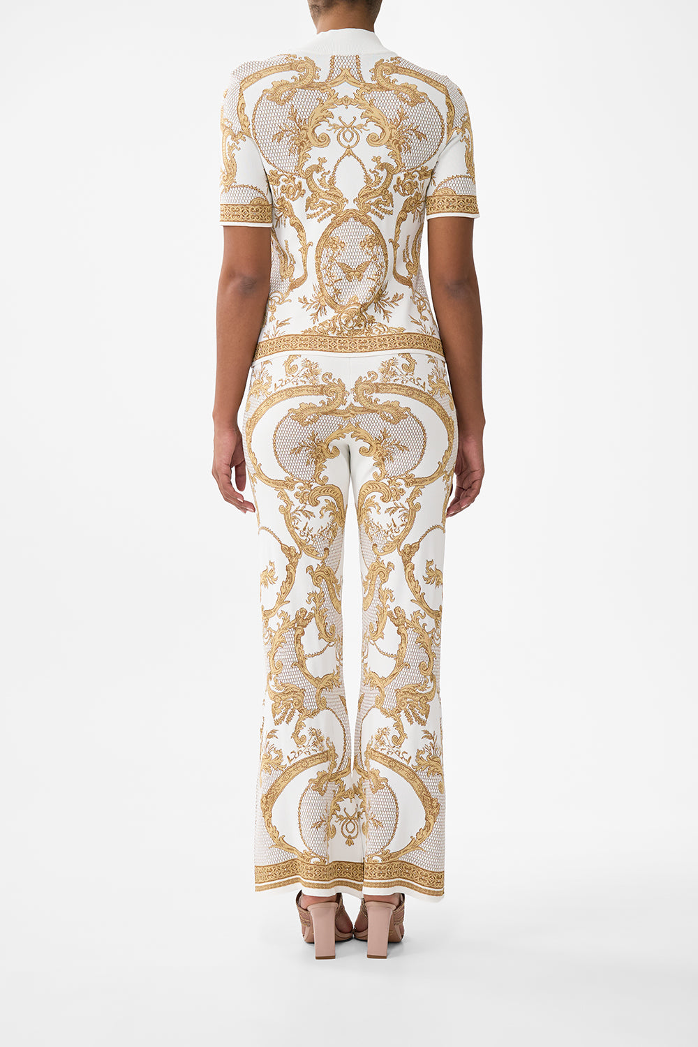 Cap Sleeve Mock Neck Knit Top - Dressing Room Drama - Image 4