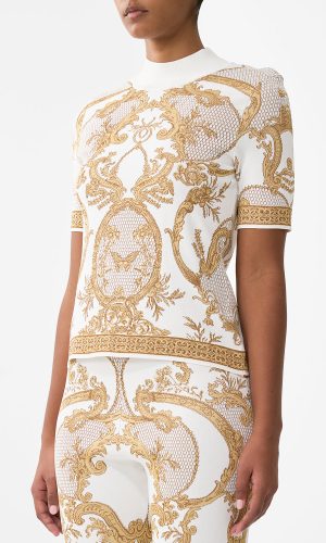 Cap Sleeve Mock Neck Knit Top - Dressing Room Drama