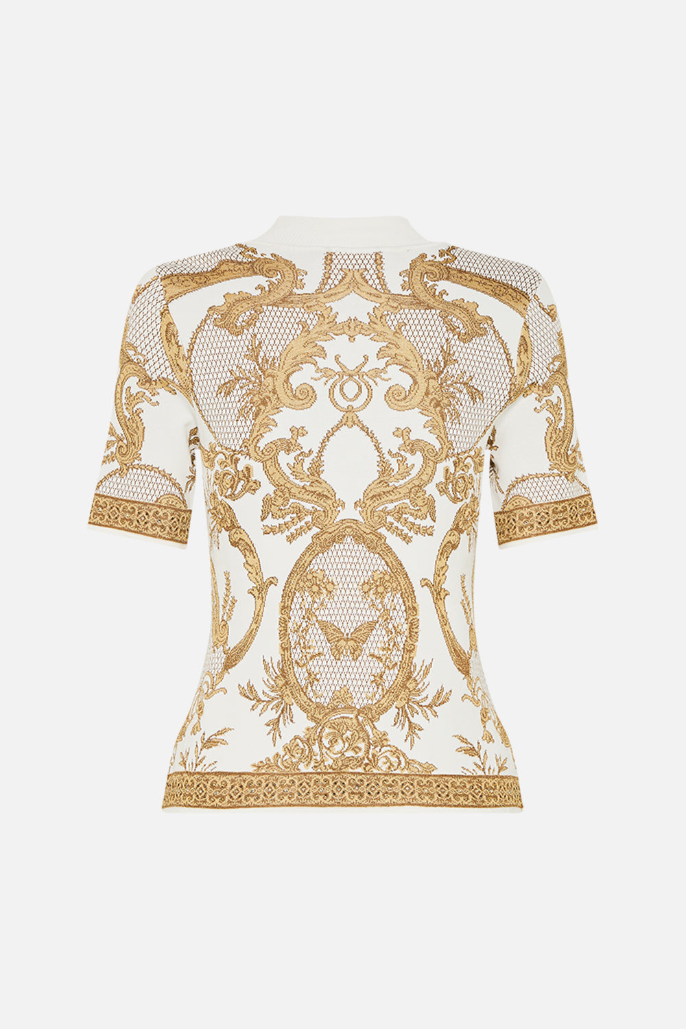 Cap Sleeve Mock Neck Knit Top - Dressing Room Drama - Image 6