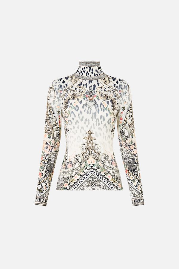 Jersey Turtleneck - Marble Haven