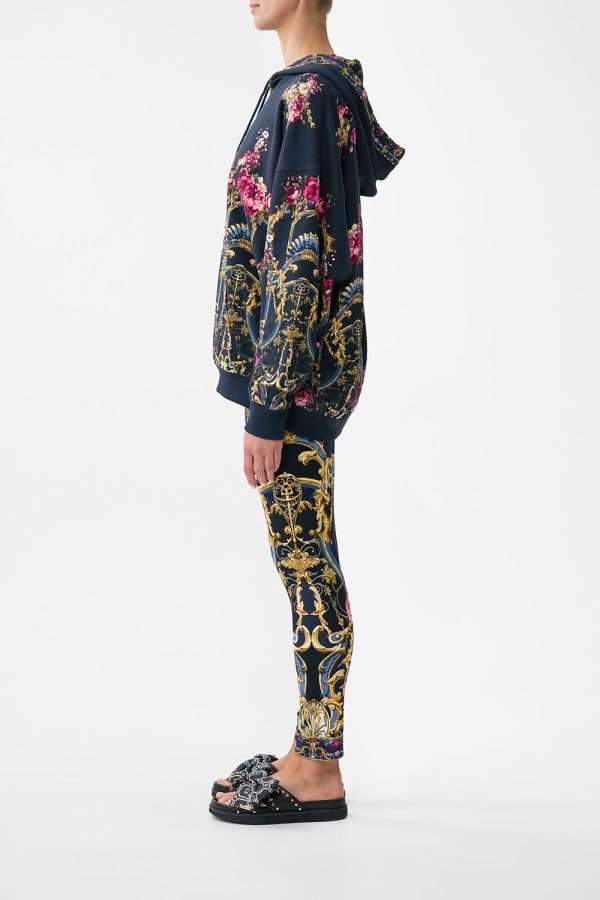 Oversize Boyfriend Hoodie - Ornate On A Plate - Image 3