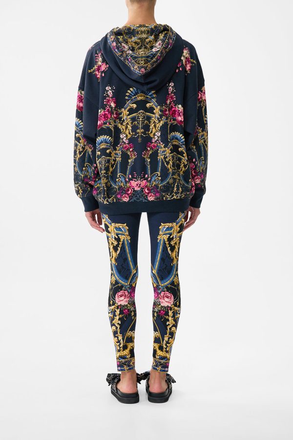 Oversize Boyfriend Hoodie - Ornate On A Plate - Image 4
