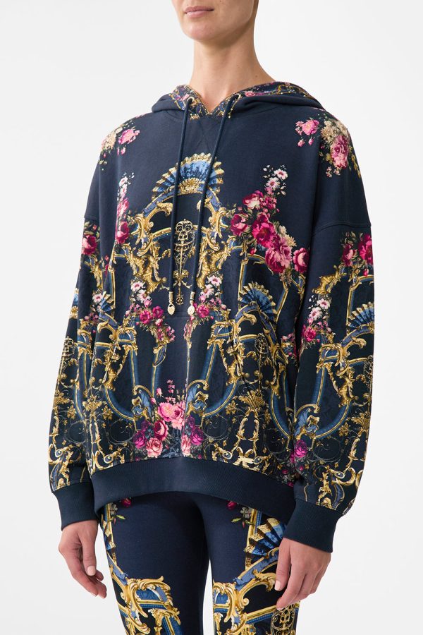 Oversize Boyfriend Hoodie - Ornate On A Plate - Image 2