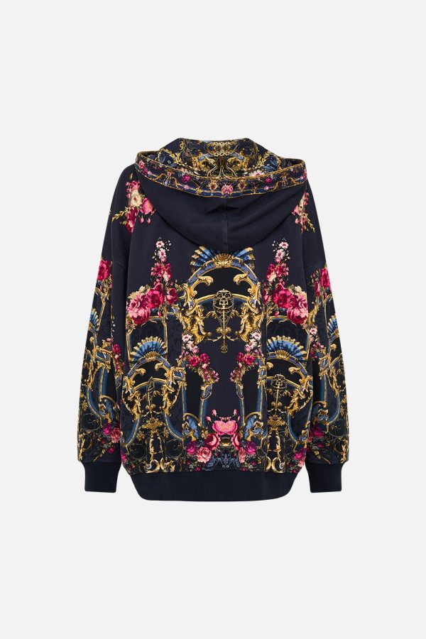 Oversize Boyfriend Hoodie - Ornate On A Plate - Image 6