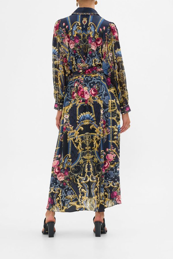 Curved Collar Shirt Dress - Ornate On A Plate - Image 3