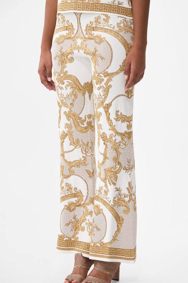 Flared Jacquard Knit Pant - Dressing Room Drama - Image 2