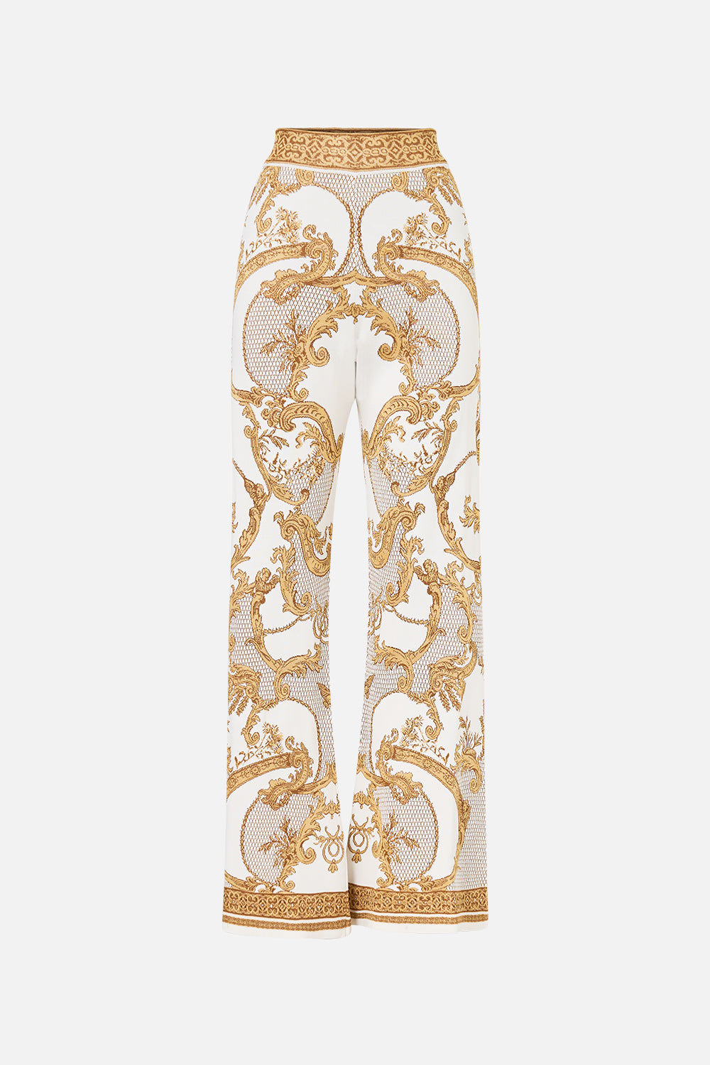 Flared Jacquard Knit Pant - Dressing Room Drama - Image 5