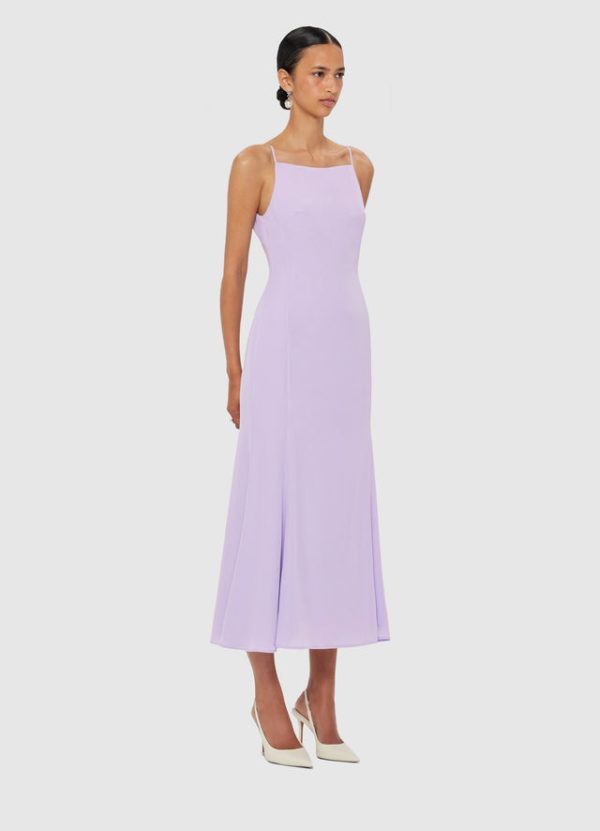 Regina Midi Dress - Lilac - Image 3