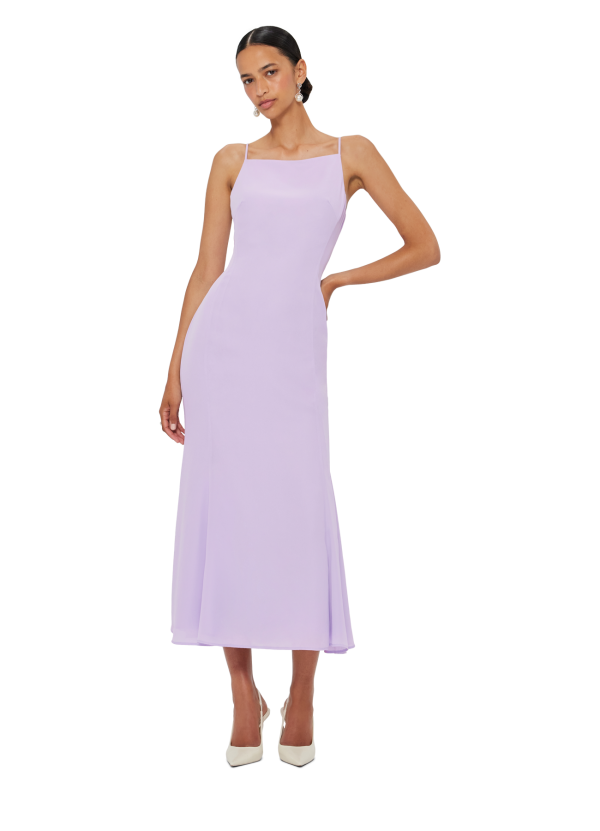 Regina Midi Dress - Lilac