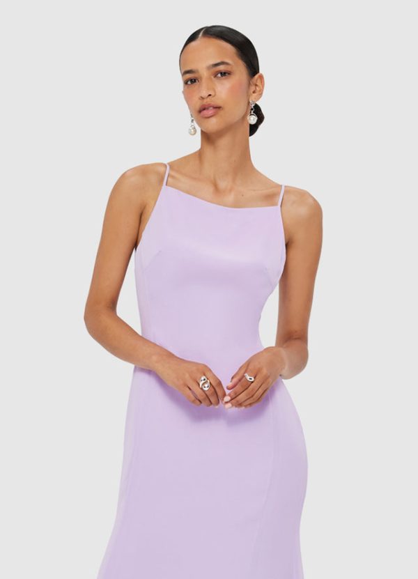 Regina Midi Dress - Lilac - Image 5