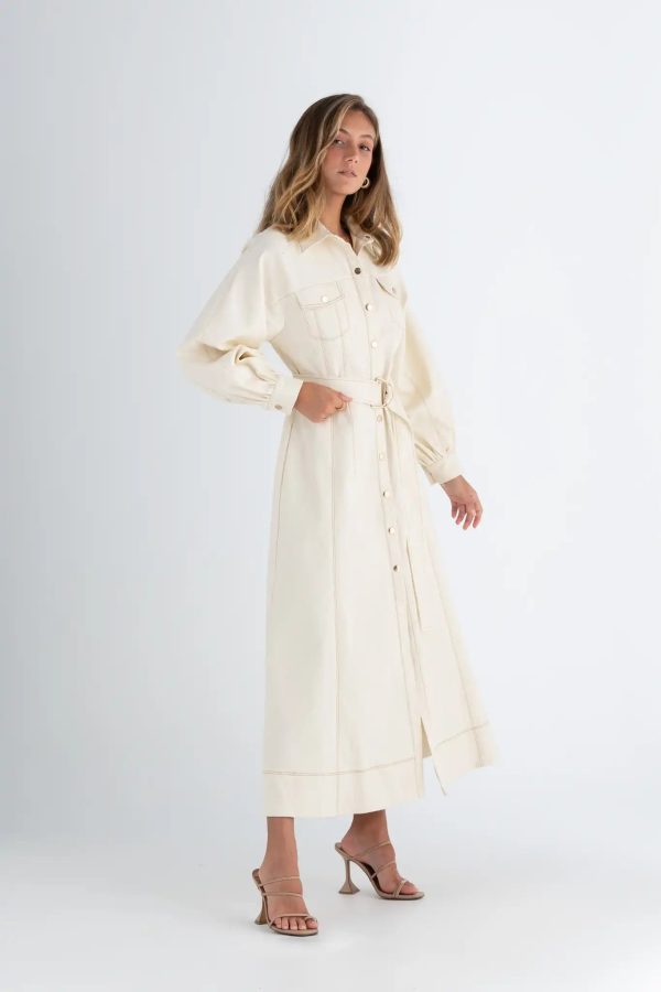 Abundance Shirt Midi Dress - Image 5