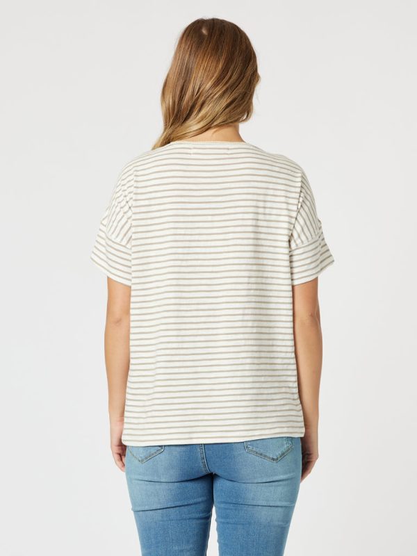 Tyla Striped Tee - Image 5