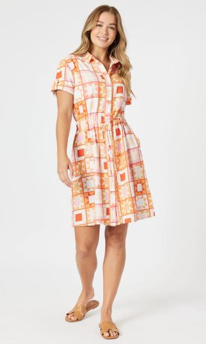 Corfu Print Dress