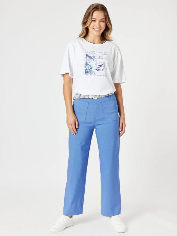Marine Wide Leg Pant