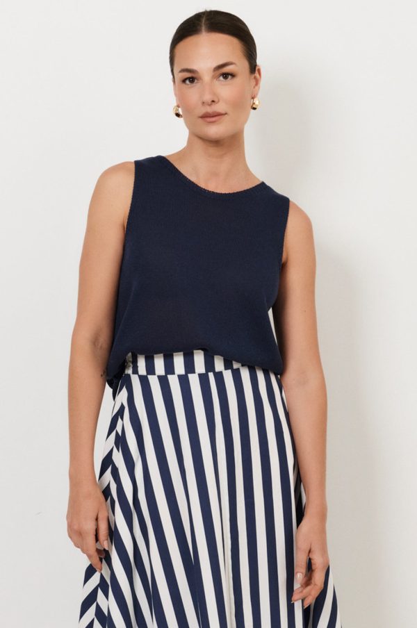 Beau Sleeveless Knit Top
