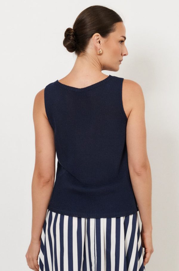 Beau Sleeveless Knit Top - Image 5