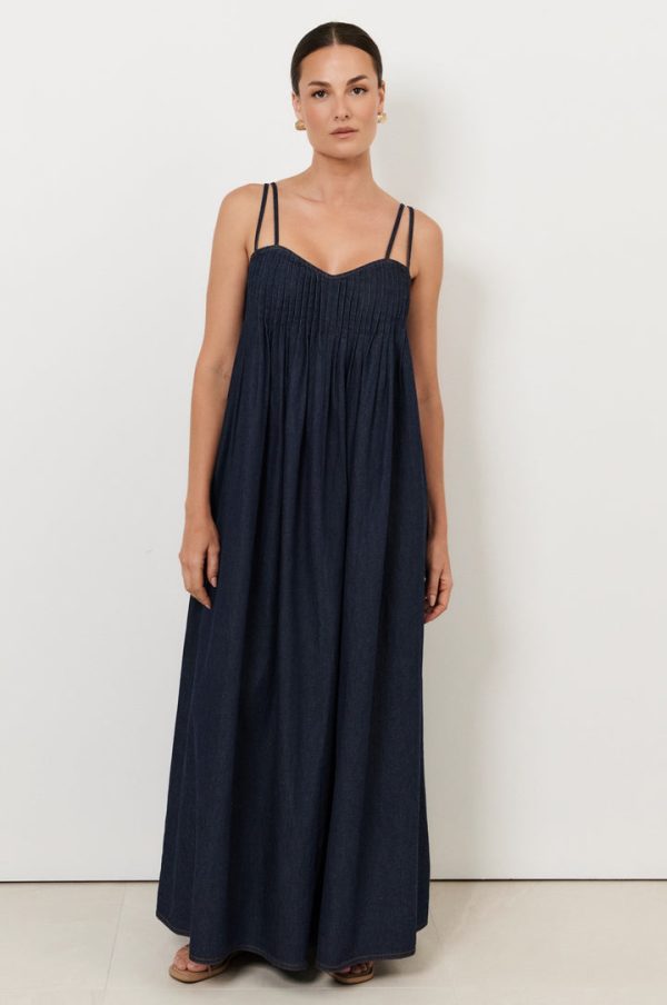 Indra Denim Maxi Dress - Image 2