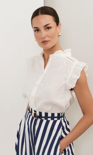 Bree Button Up Top
