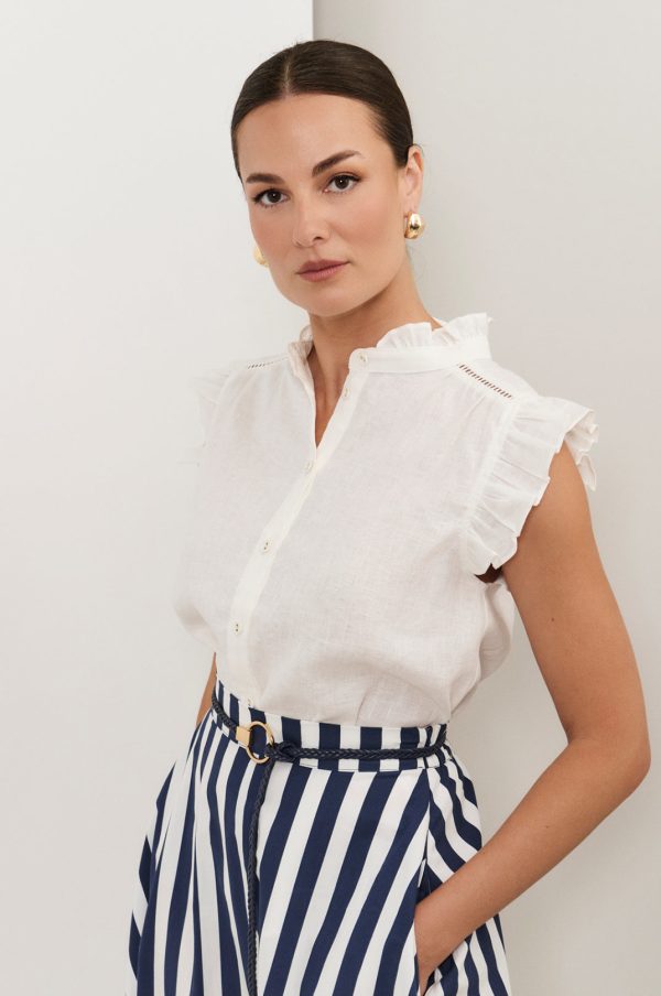 Bree Button Up Top