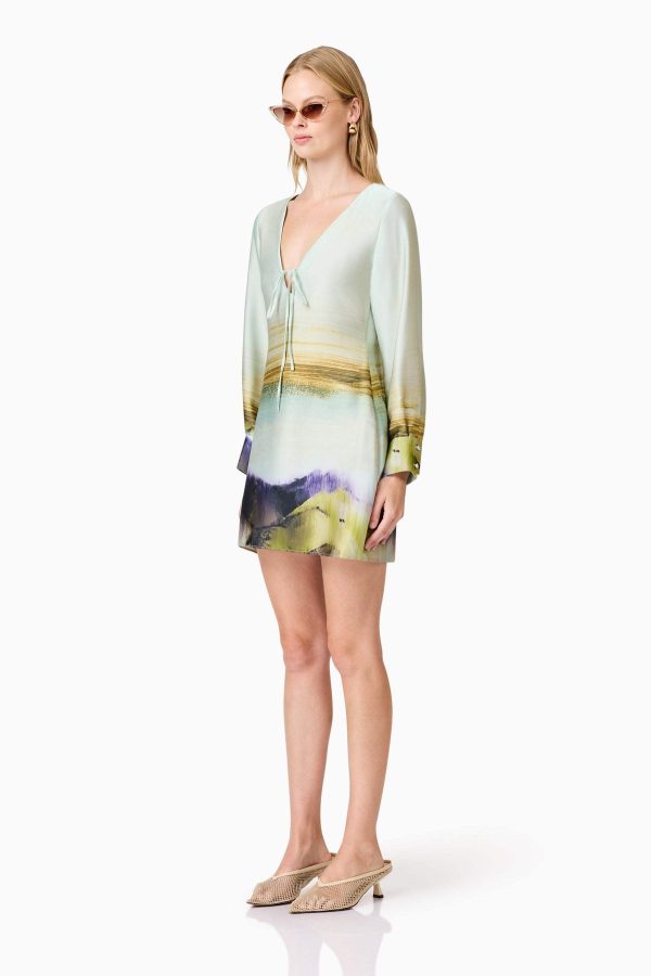 Willow Satin Mini Dress - Image 3