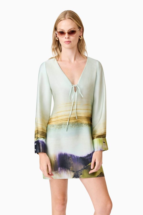 Willow Satin Mini Dress - Image 2