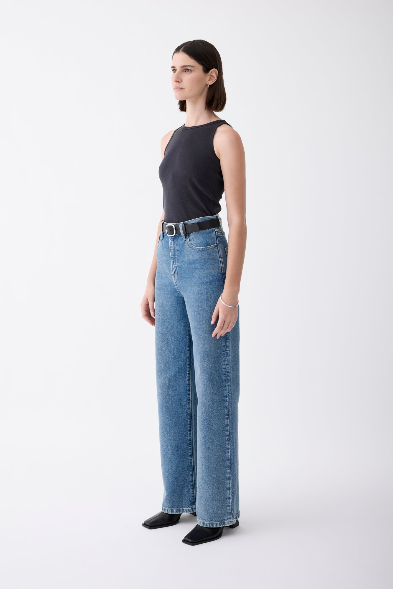 Ellie High Wide Leg Jean - Image 3
