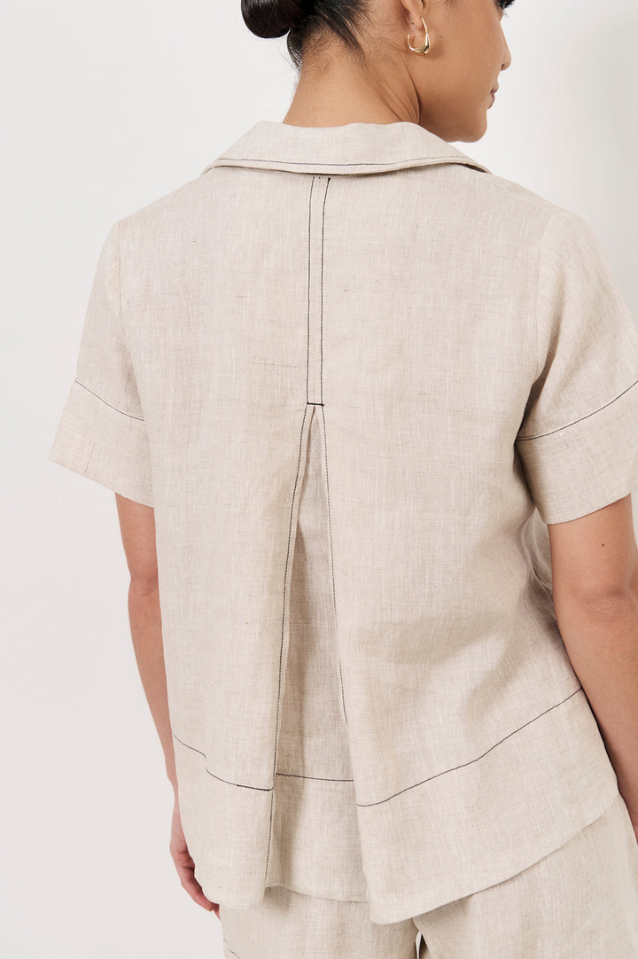 Solace Stitch Linen Top - Image 5