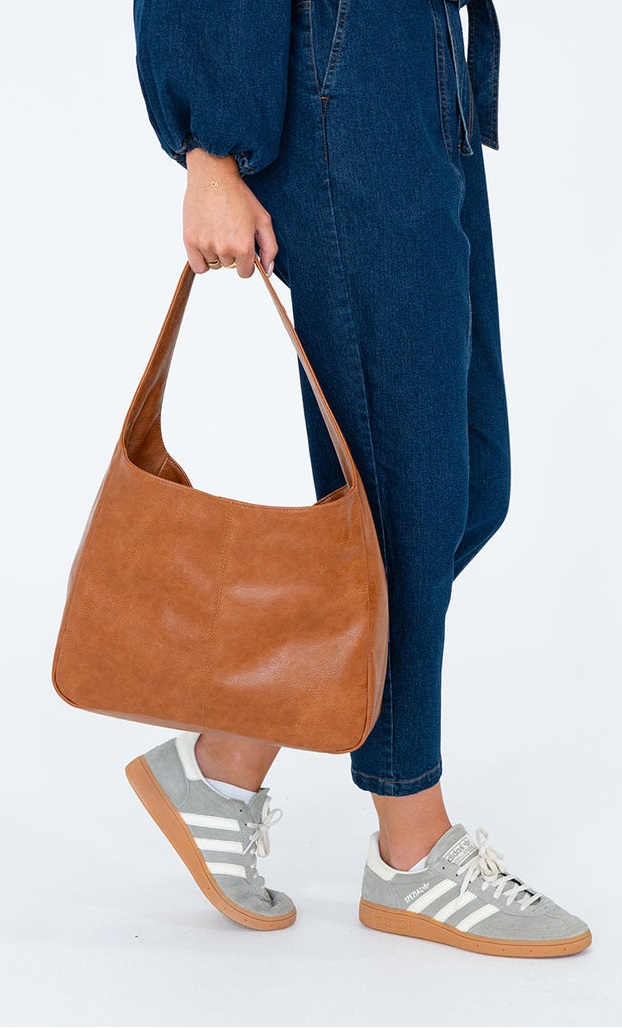 Arcadia Tote - Tan Pebble