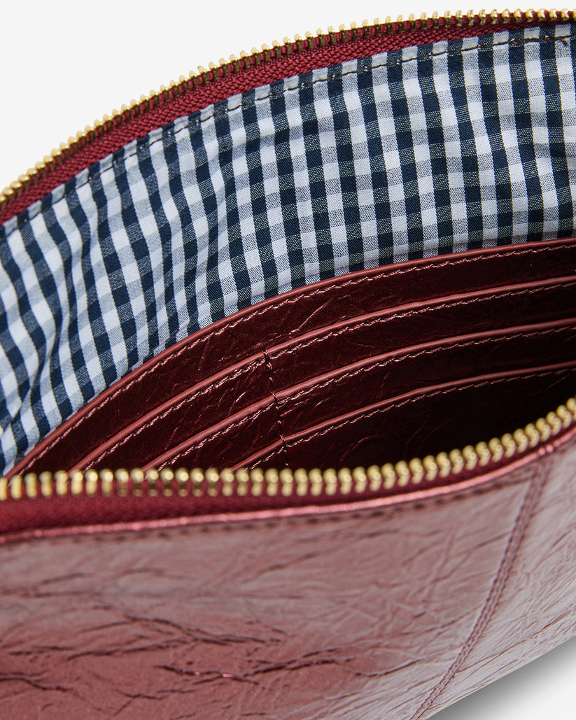 Bowery Wallet - Plum Crinkle - Image 6
