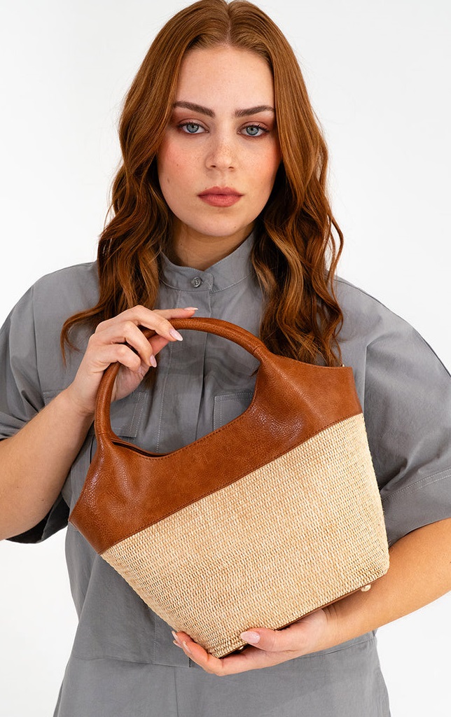 Miller Tote - Tan/Natural