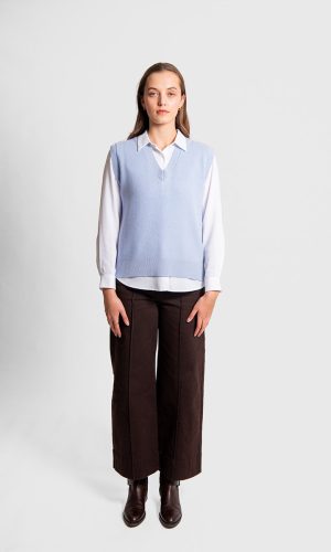 Steel Step Hem Fishermans Rib