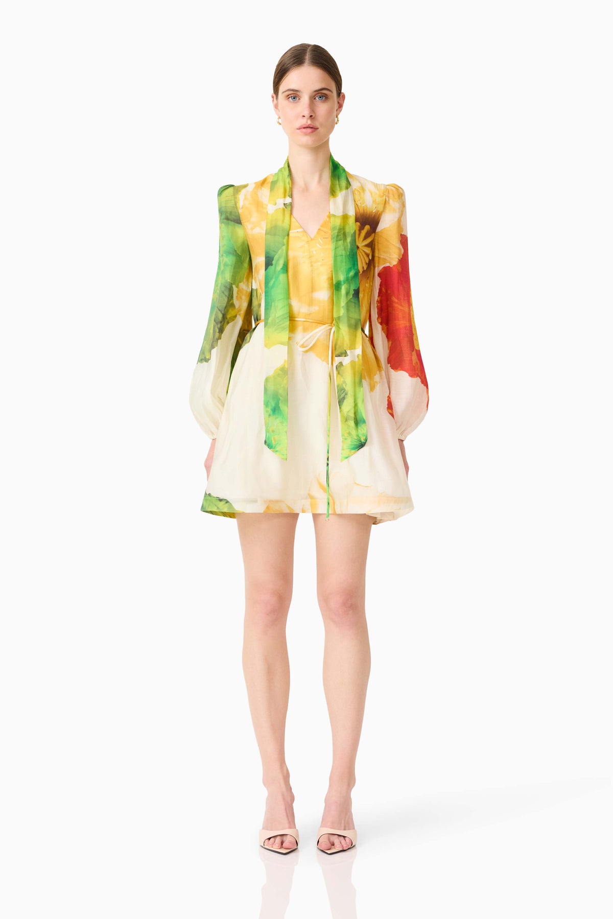 LILIA LONG SLEEVE MINI DRESS - Image 2