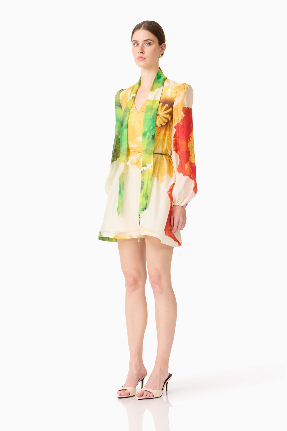 LILIA LONG SLEEVE MINI DRESS - Image 4