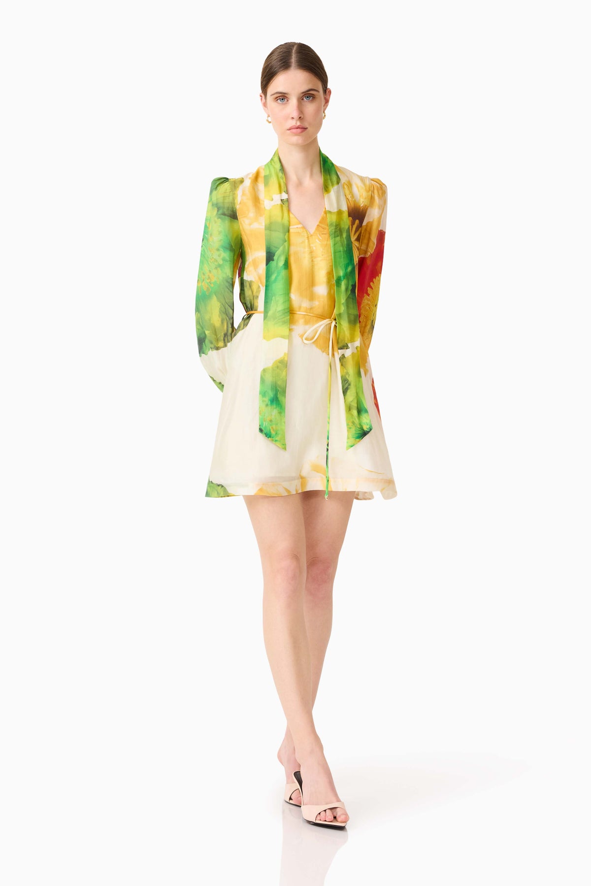 LILIA LONG SLEEVE MINI DRESS - Image 3