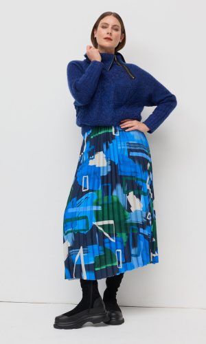 STELLAR SKIES PLEAT SKIRT